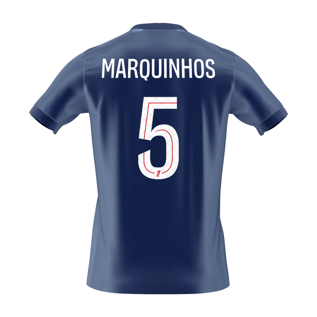 MARQUINHOS #5 Heren PSG Thuis Voetbalshirt 2025/26 [PREMIUM] - detail