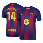 RASHFORD #14 Barcelona Spelersversie thuisshirt 2025/26 - UCL - slim fit