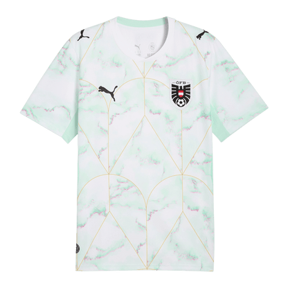 Heren Oostenrijk Uit Voetbalshirt WK Voetbal 2026 - voorkant