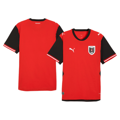 Oostenrijk Thuis Spelersversie Voetbalshirt WK Voetbal 2026 - Slim Fit - achterkant
