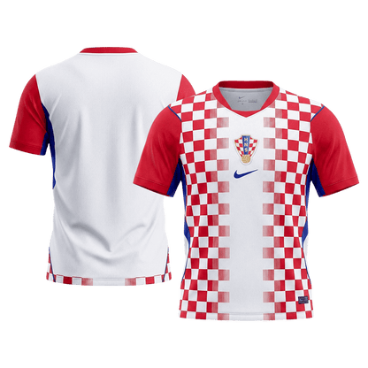 Heren Kroatië Thuis Voetbalshirt WK Voetbal 2026 - zijkant