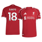 GAKPO #18 Liverpool Spelersversie thuisshirt 2025/26 - slim fit