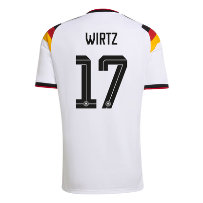 WIRTZ #17 Heren Duitsland Thuis Voetbalshirt WK Voetbal 2026 - detail