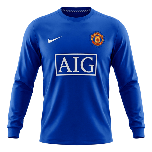 Retro Manchester United Derde Lange Mouwen Voetbalshirt 2008/09 2025/26