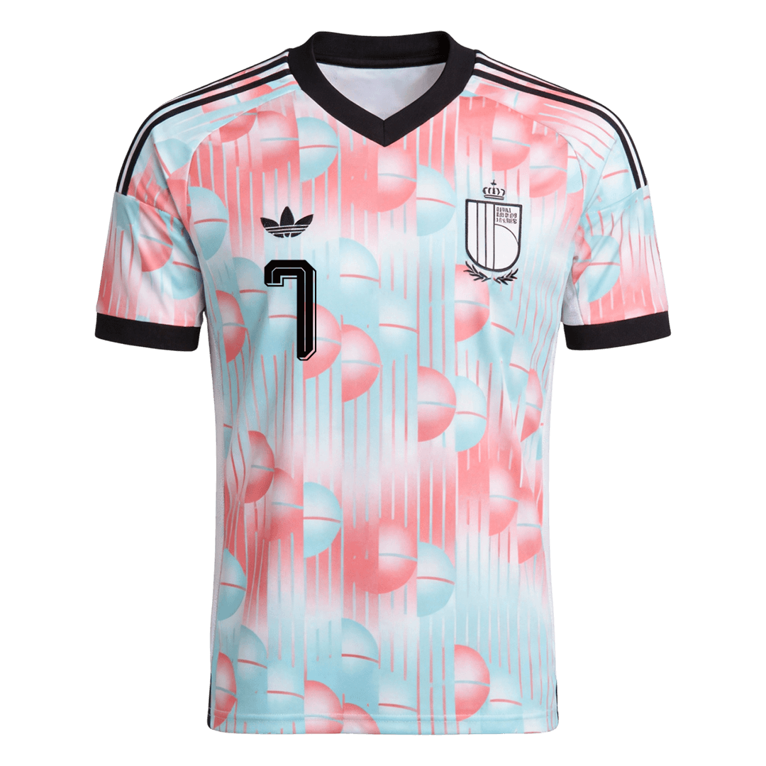 DE BRUYNE #7 Heren België uitshirt WK Voetbal 2026