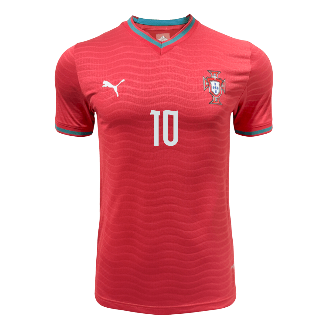 BERNARDO #10 Portugal Thuis Spelersversie Voetbalshirt 2026 - Slim Fit - foto 9