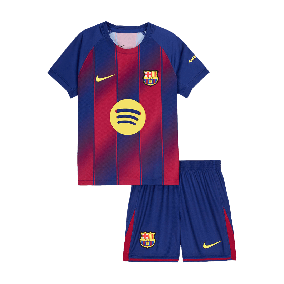 Kinder Barcelona Thuis Tenue 2025/26 football shirt