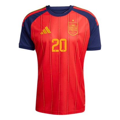 PEDRI #20 Heren Spanje thuisshirt 2026 [PREMIUM]