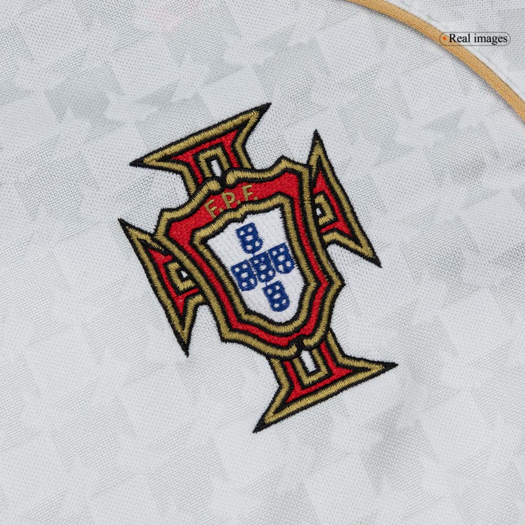 Retro Portugal Uit Voetbalshirt 2004 - zijkant