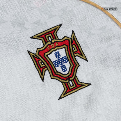 Retro Portugal Uit Voetbalshirt 2004 - zijkant