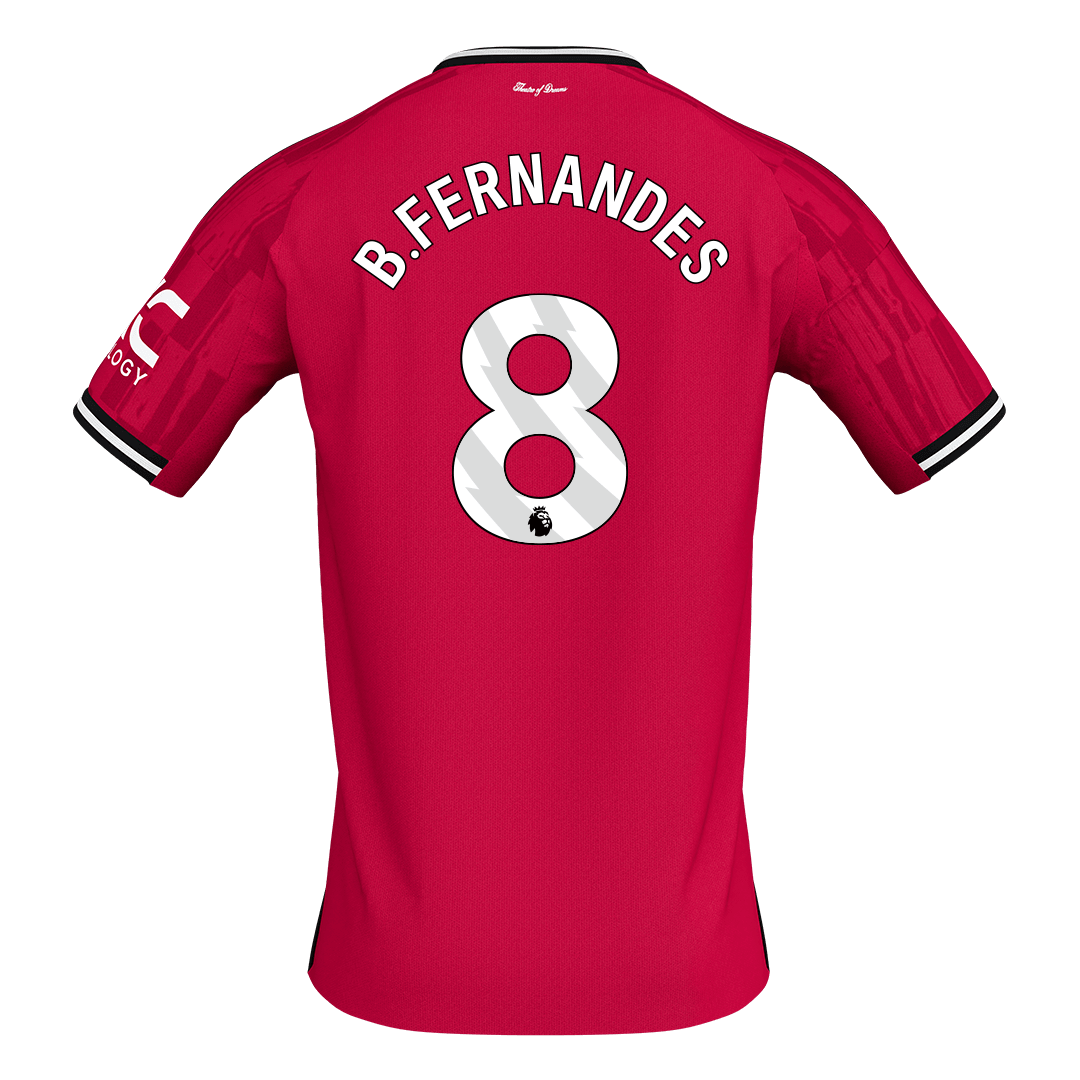 B.FERNANDES #8 Heren Manchester United Thuis Voetbalshirt 2025/26 [PREMIUM] - foto 9
