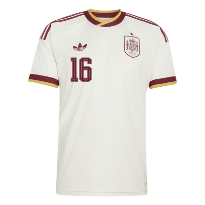 RODRIGO #16 Heren Spanje uitshirt WK Voetbal 2026