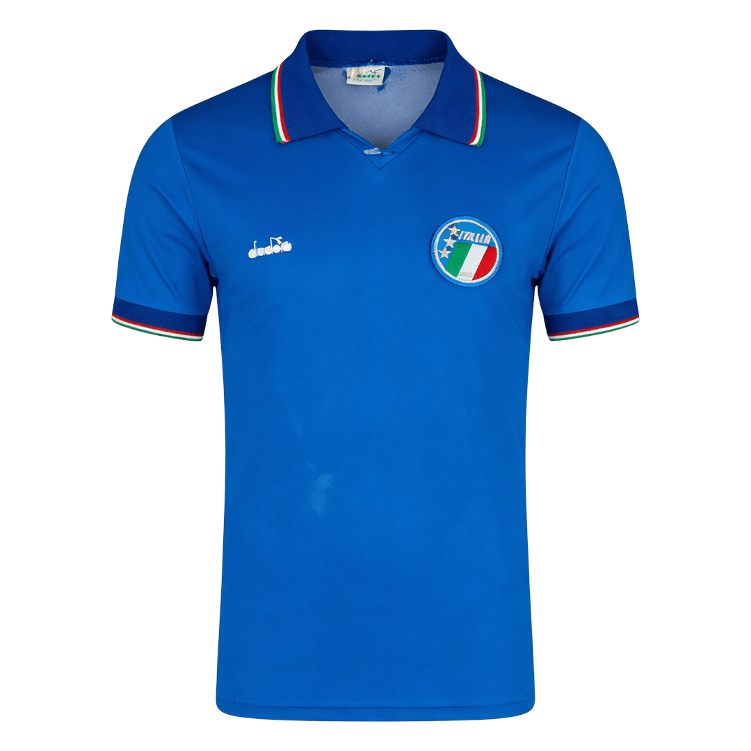 Retro Italië Thuis Voetbalshirt 1990 - voorkant