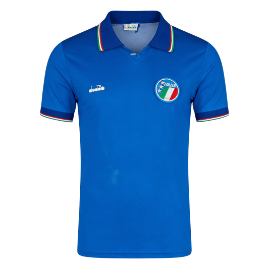 Retro Italië Thuis Voetbalshirt 1990 - voorkant