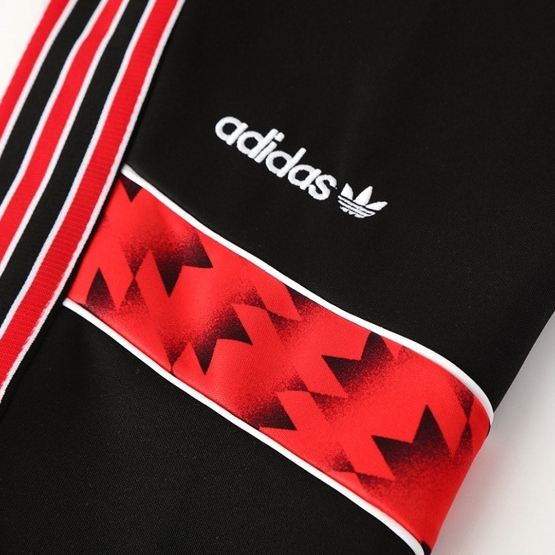 Manchester United Trainingsjack Set(Jas+Broek) 2025/26 Red&Black - close-up