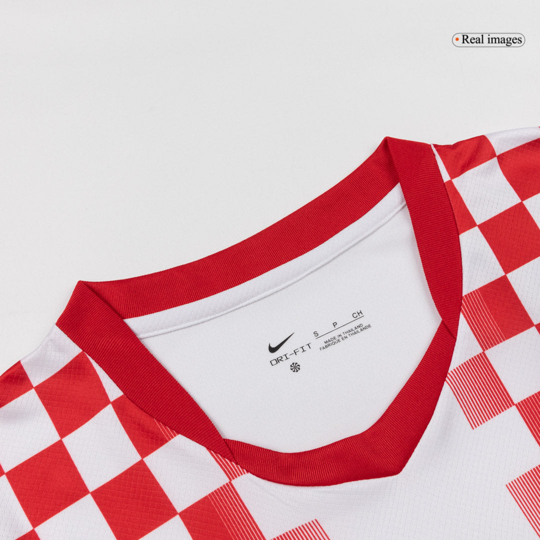 Heren Kroatië Thuis Voetbalshirt WK Voetbal 2026 - close-up
