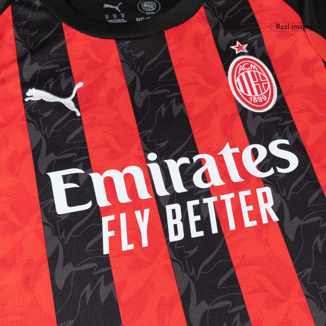 Kinder AC Milan Thuis Tenue 2025/26 - zijkant