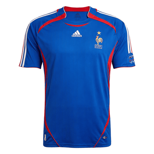 Retro Frankrijk Thuis Voetbalshirt 2006 - World Cup - voorkant