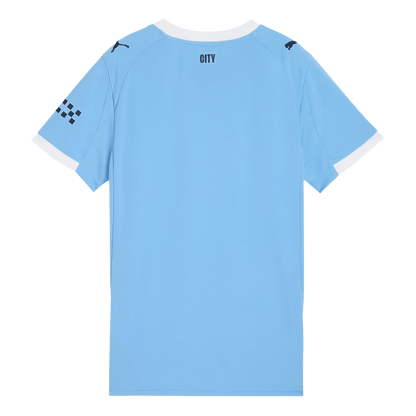Dames Manchester City Thuis Voetbalshirt 2025/26 - close-up