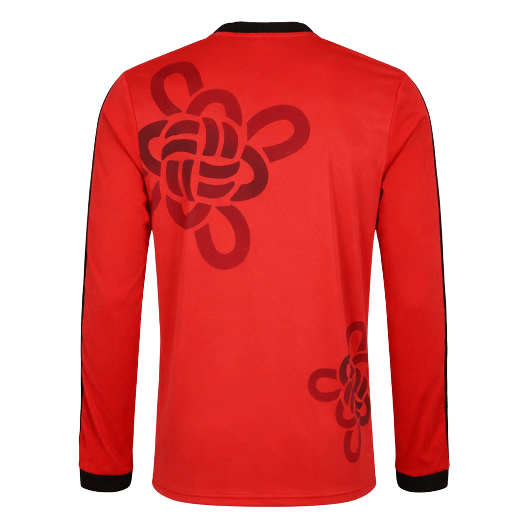 Heren Manchester United Lange Mouwen Voetbalshirt 2025/26 - detail