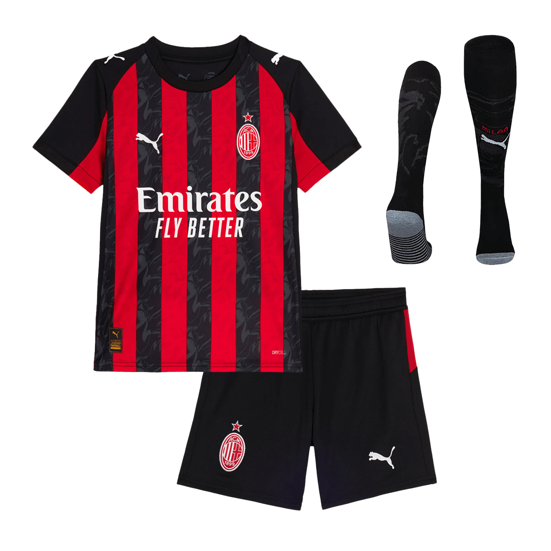 Kinder AC Milan Thuis Tenue 2025/26 football shirt