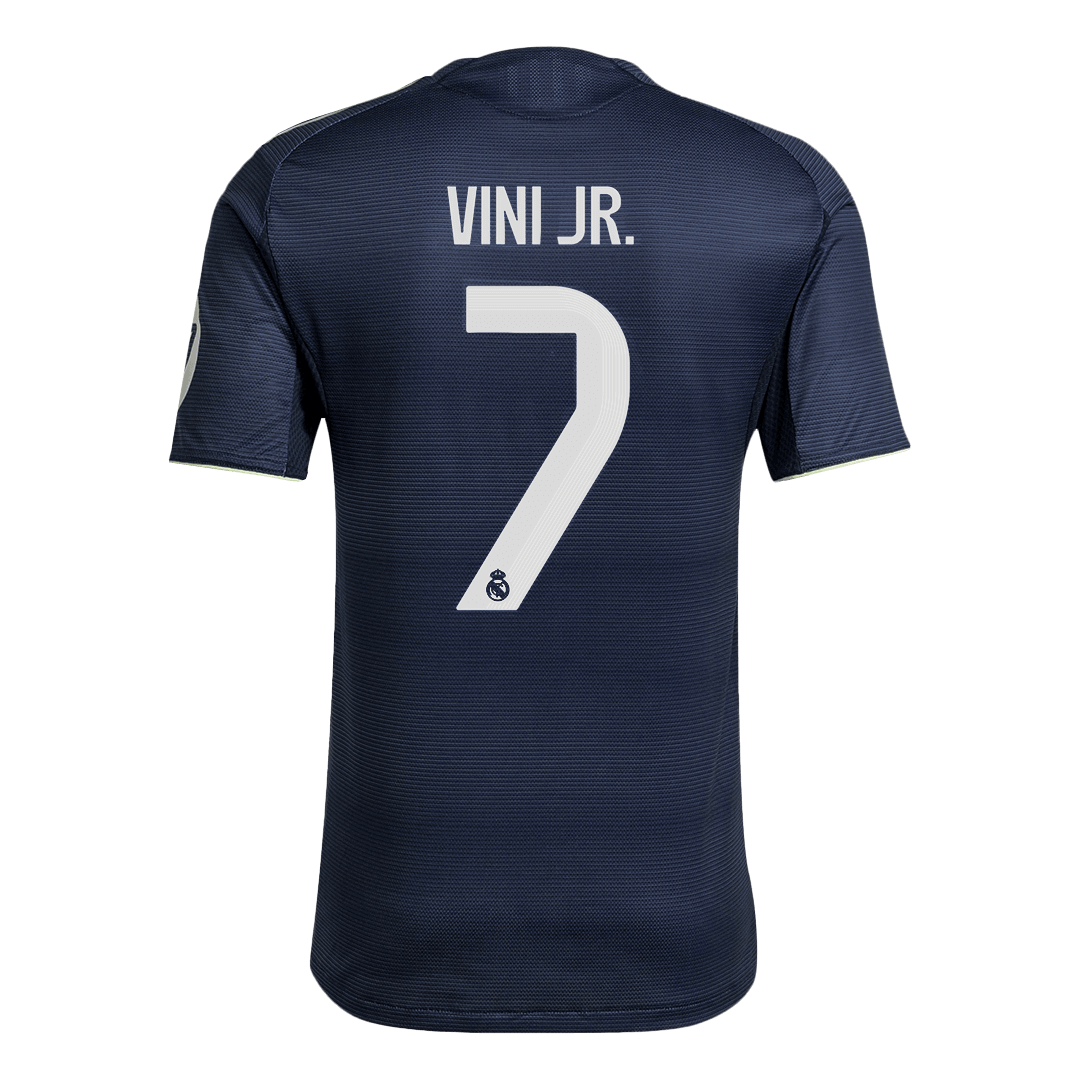 VINI JR. #7 Real Madrid Uit Spelersversie Voetbalshirt 2025/26 - Slim Fit - detail