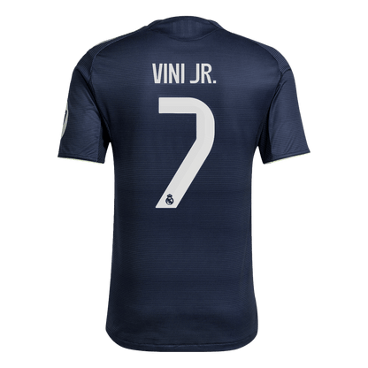VINI JR. #7 Real Madrid Uit Spelersversie Voetbalshirt 2025/26 - Slim Fit - detail