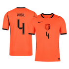 VIRGIL #4 Nederland Spelersversie thuisshirt WK Voetbal 2026 - slim fit