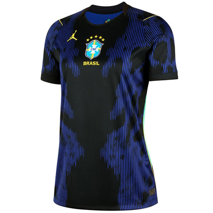 Dames Brazilië Uit Voetbalshirt 2026 - voorkant