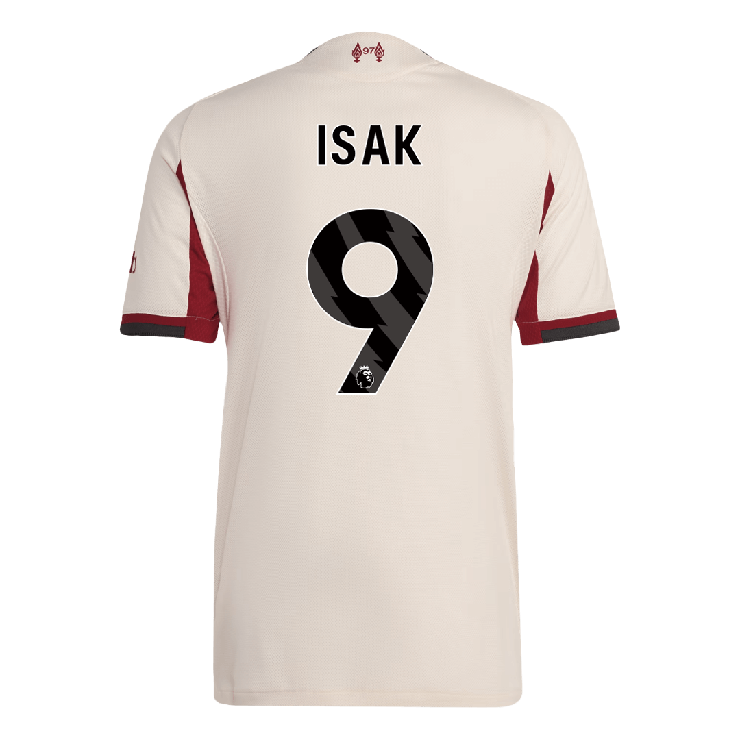 ISAK ##9 Liverpool Uit Spelersversie Voetbalshirt 2025/26 - Slim Fit - foto 10