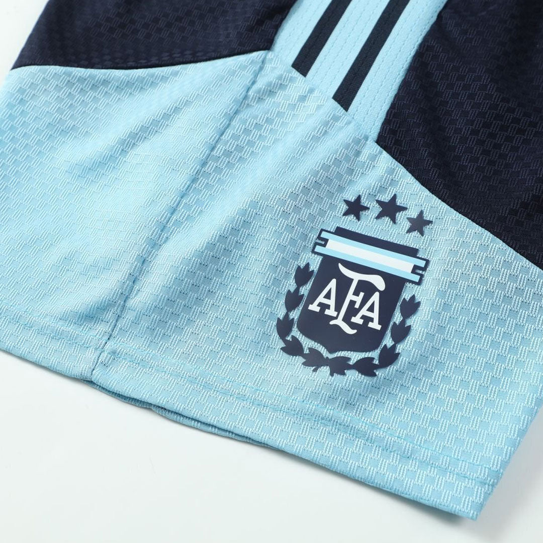 Argentinië Pre-Match Spelersversie Set WK Voetbal 2026 - Slim Fit - close-up