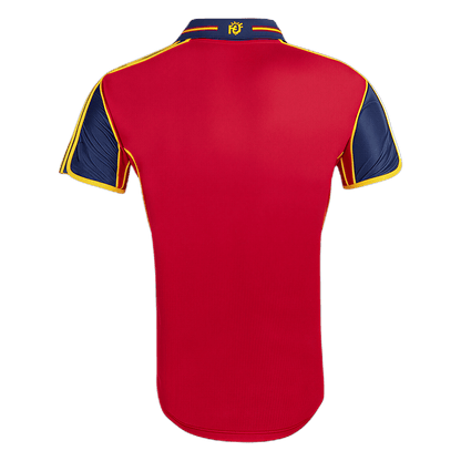 Retro Spanje Thuis Voetbalshirt 2000 - achterkant