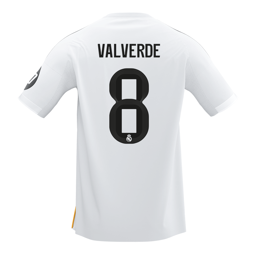 VALVERDE #8 Heren Real Madrid Thuis Voetbalshirt 2025/26 [PREMIUM] - extra