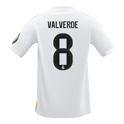 VALVERDE #8 Heren Real Madrid Thuis Voetbalshirt 2025/26 [PREMIUM] - extra