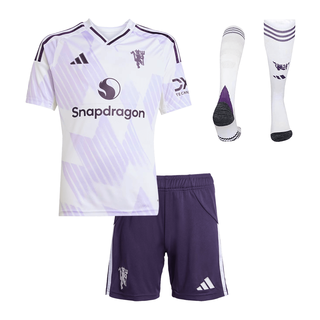 Kinder Manchester United Uit Tenue 2025/26 football shirt