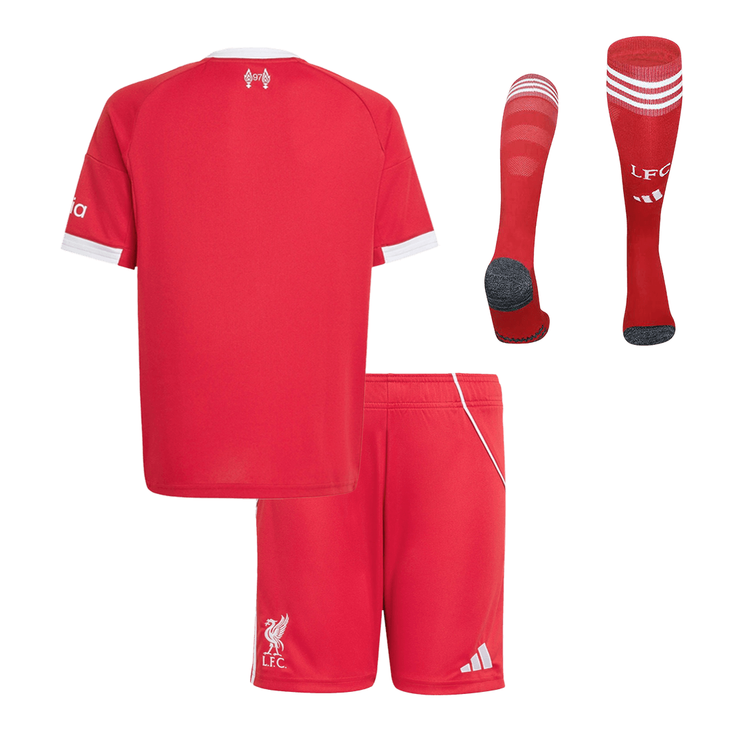Kinder Liverpool Thuis Tenue 2025/26 - achterkant