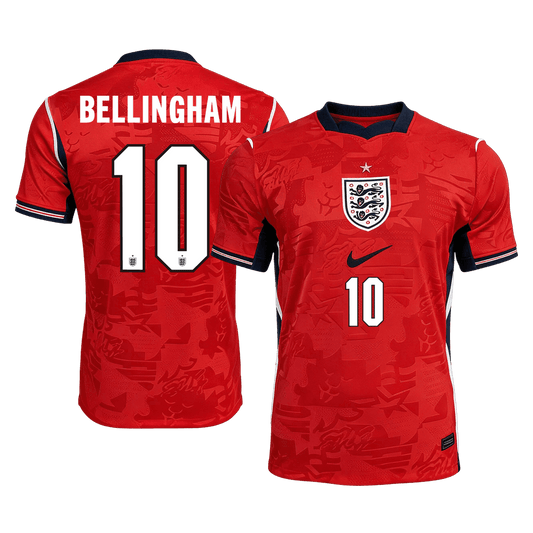 BELLINGHAM #10 Heren Engeland Uit Voetbalshirt WK Voetbal 2026 - voorkant