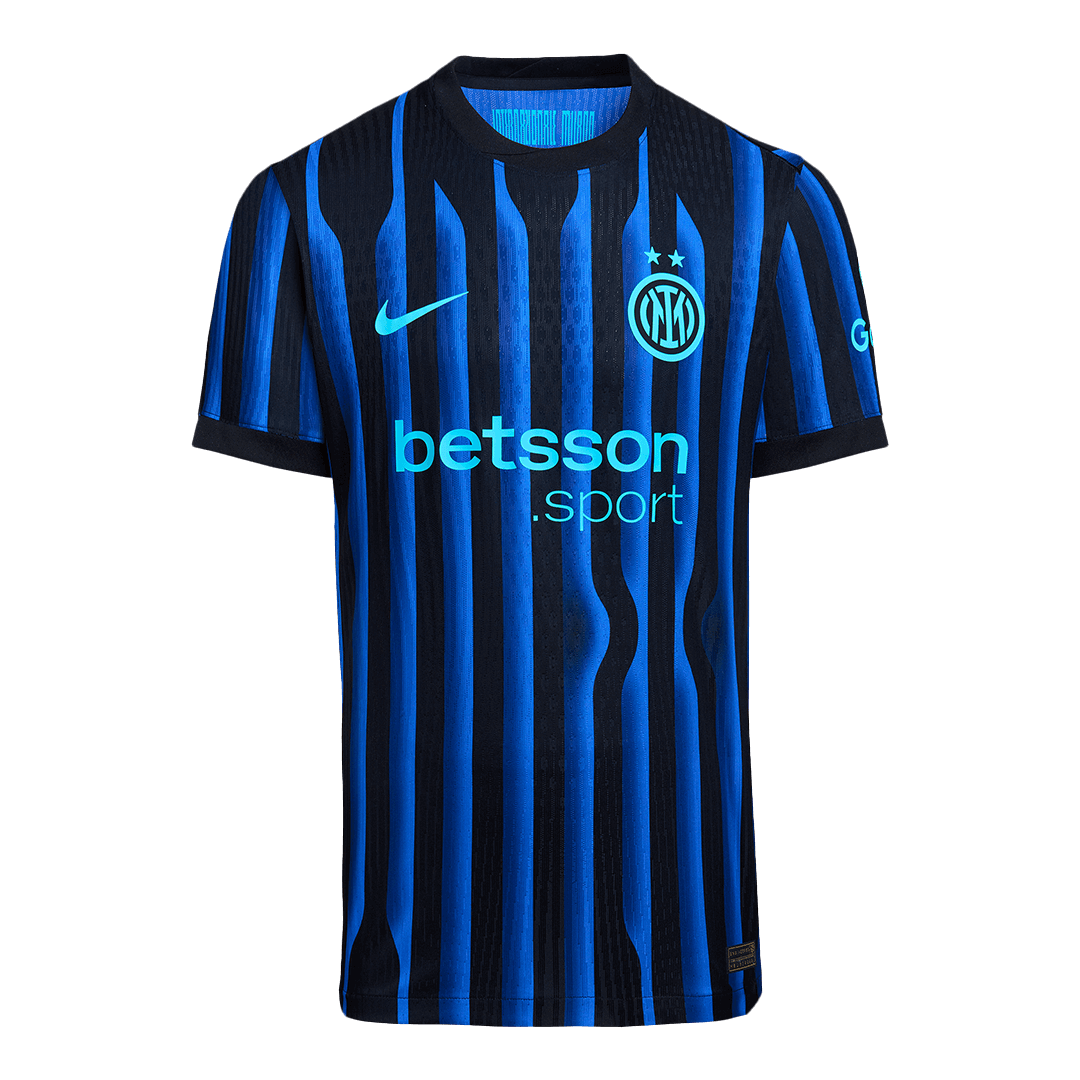 Inter Milan Thuis Spelersversie Voetbalshirt 2025/26 - Slim Fit - achterkant