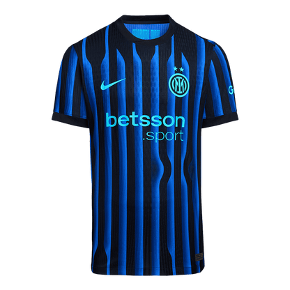 Inter Milan Thuis Spelersversie Voetbalshirt 2025/26 - Slim Fit - achterkant