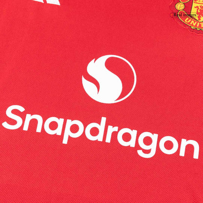 Dames Manchester United Thuis Voetbalshirt 2025/26 - zijkant