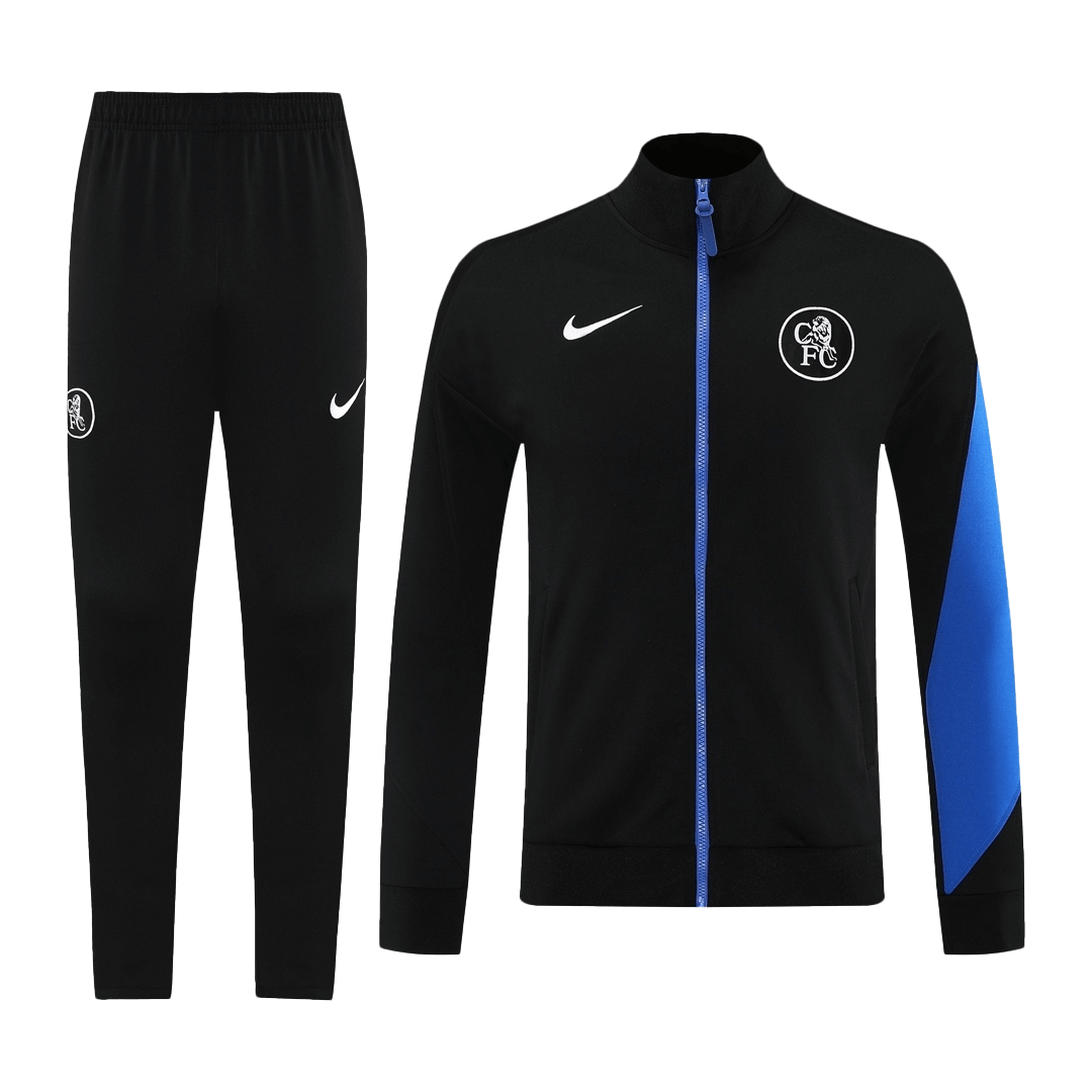 Chelsea Trainingsjack Set(Jas+Broek) 2025/26 Black football shirt