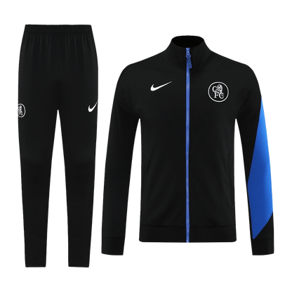 Chelsea Trainingsjack Set(Jas+Broek) 2025/26 Black football shirt
