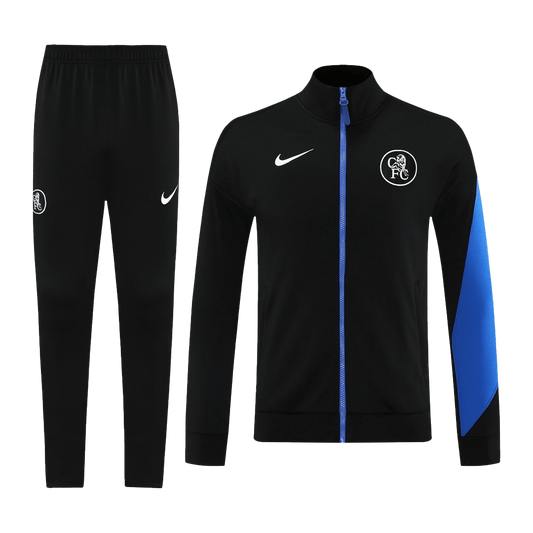 Chelsea Trainingsjack Set(Jas+Broek) 2025/26 Black football shirt