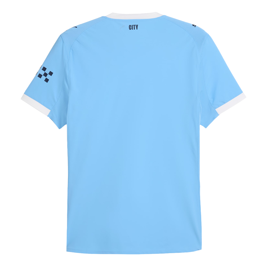 Manchester City Thuis Spelersversie Voetbalshirt 2025/26 - Slim Fit - detail