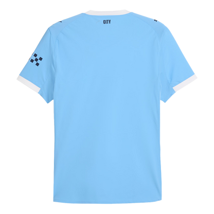 Manchester City Thuis Spelersversie Voetbalshirt 2025/26 - Slim Fit - detail