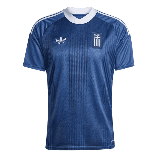 Heren Griekenland Uit Voetbalshirt WK Voetbal 2026 - voorkant