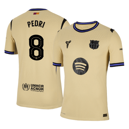 PEDRI #8 Barcelona Uit Spelersversie Voetbalshirt 2025/26 - UCL - Slim Fit
