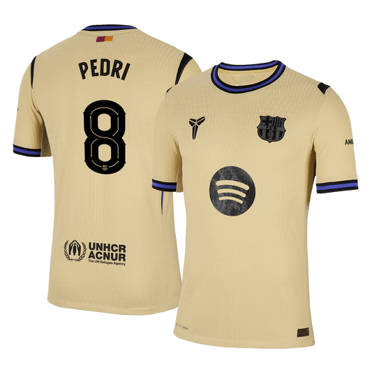 PEDRI #8 Barcelona Uit Spelersversie Voetbalshirt 2025/26 - UCL - Slim Fit