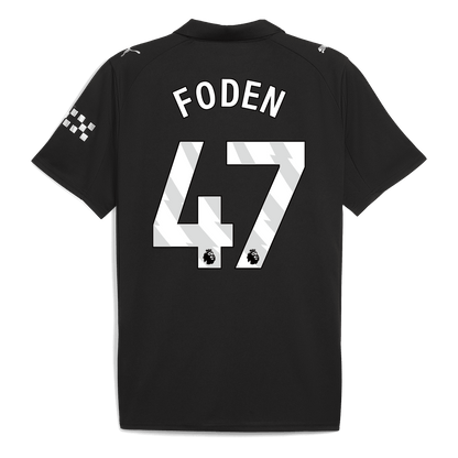 FODEN #47 Heren Manchester City Uit Voetbalshirt 2025/26 - extra