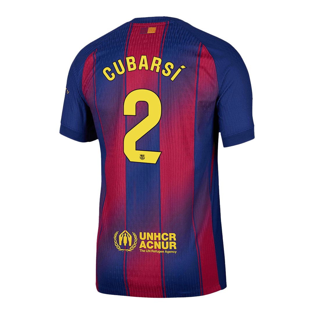 CUBARSí #2 Barcelona Thuis Spelersversie Voetbalshirt 2025/26 - Slim Fit - foto 13
